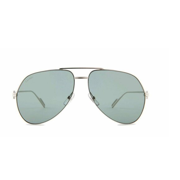 NEW CARTIER SUNGLASSES SILVER MEN CARTIER CT0110S 004